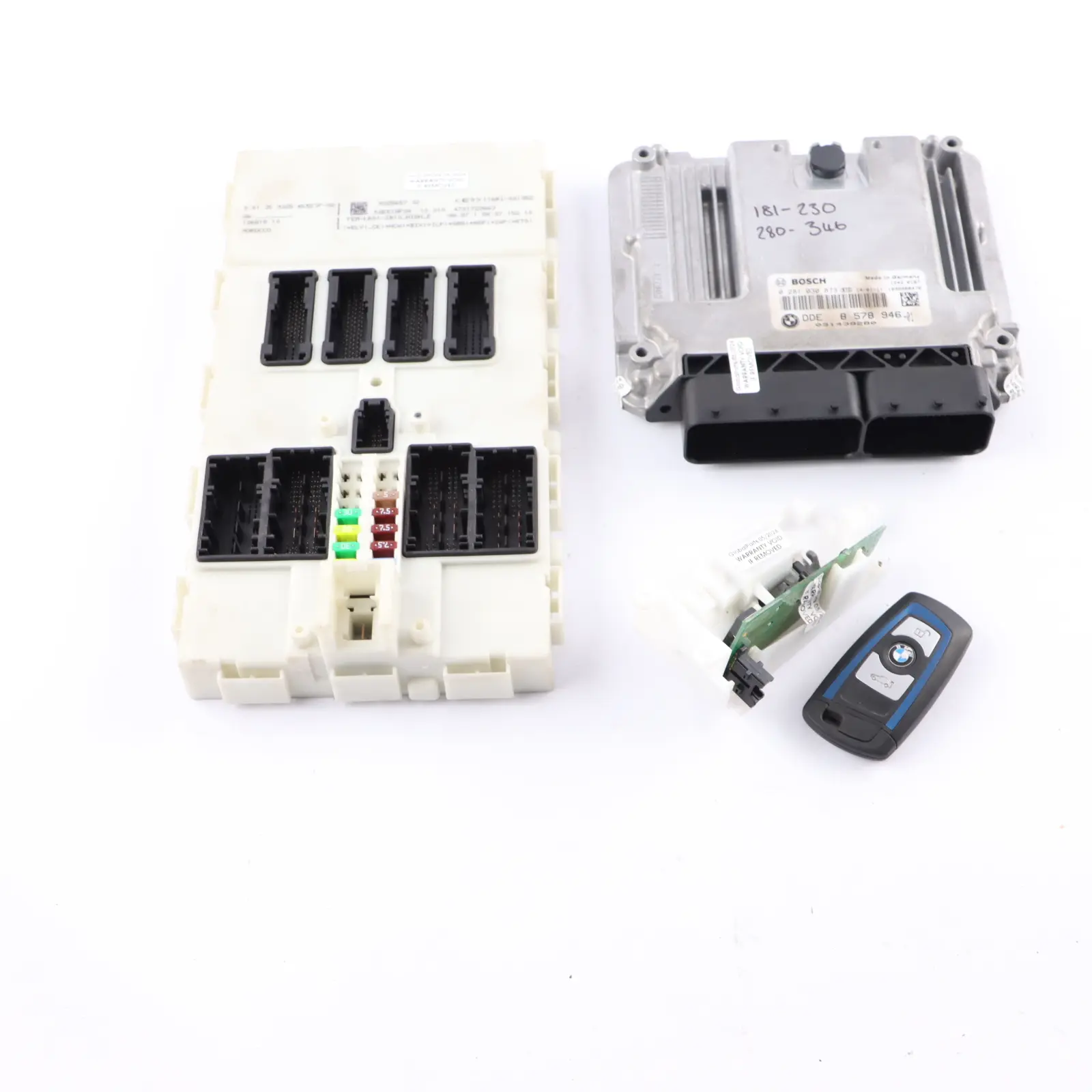 BMW F20 F30 F32 120d 320d 420d N47N 184HP Engine ECU Kit DDE 8578946 FEM Key