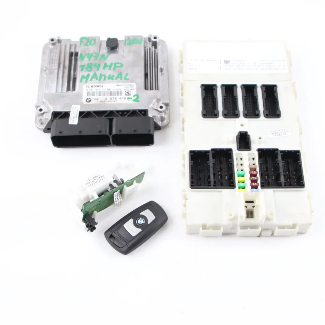 BMW F20 F30 120d 320d N47N 184HP ECU Kit Control Unit DDE 8579478 FEM Key