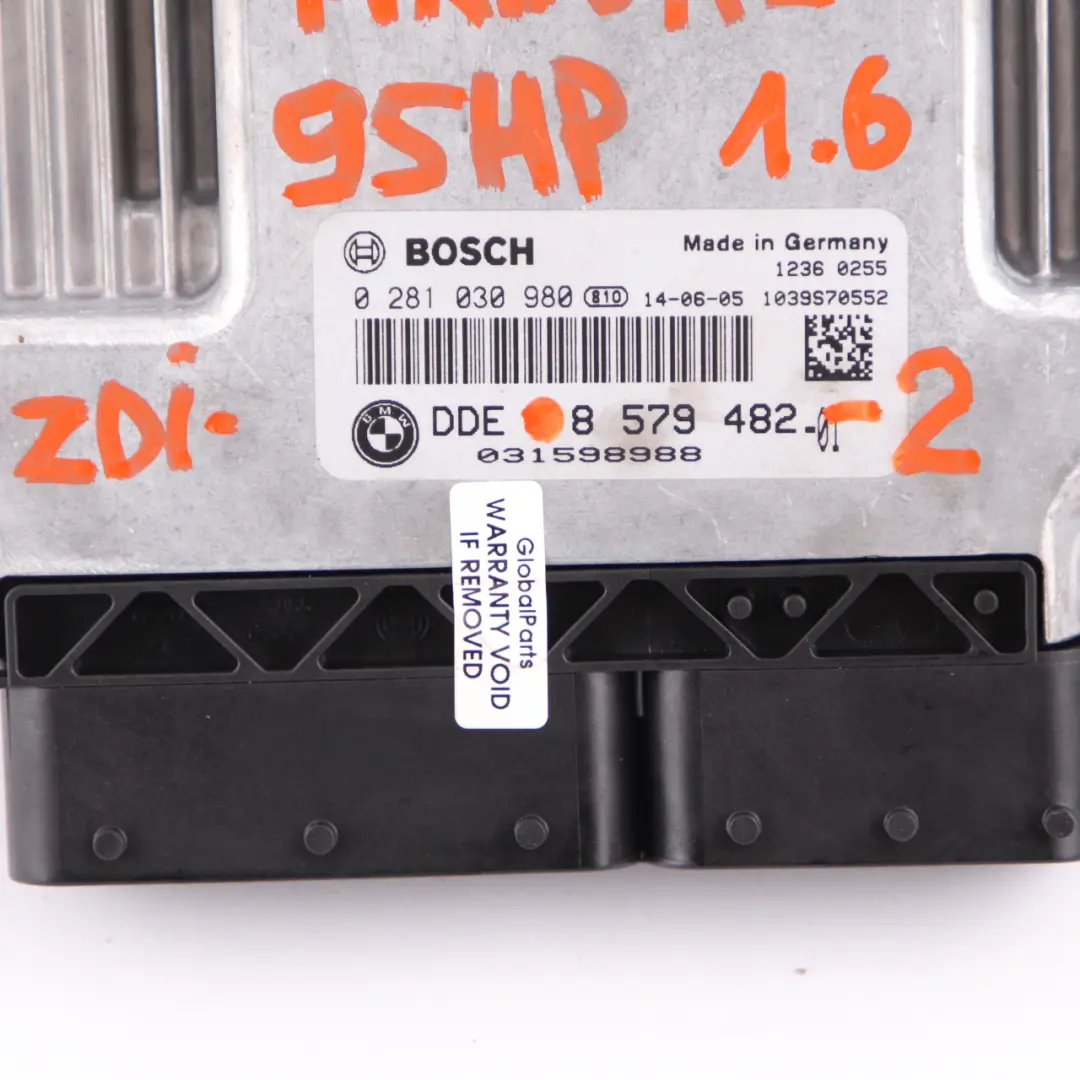 BMW F20 F21 114d Diesel N47N 95HP Engine ECU Kit DDE 8579482 + Key + FEM Manual
