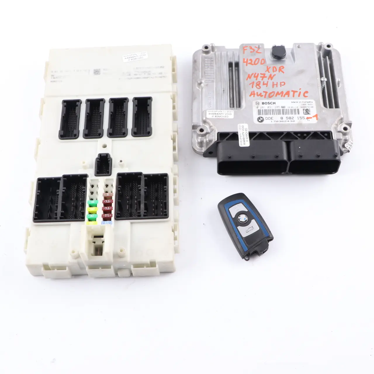 BMW F20 F30 F32 120dX 320dX 420dX 184HP N47N Engine ECU Kit DDE 8582155 FEM Key