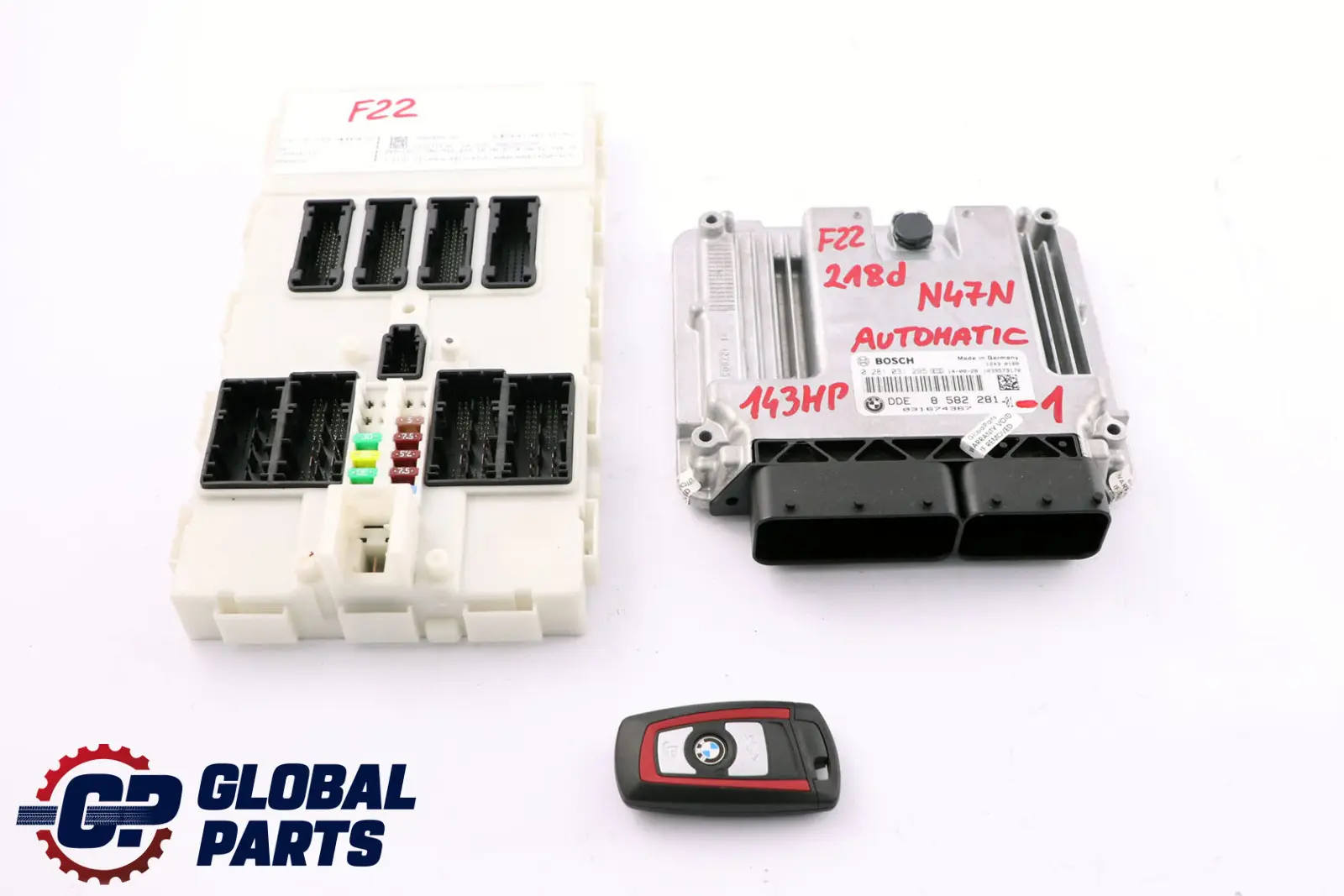 BMW 2 Series F22 Coupe 218d Diesel N47N 143HP ECU Kit DDE 8582281 + Key + FEM