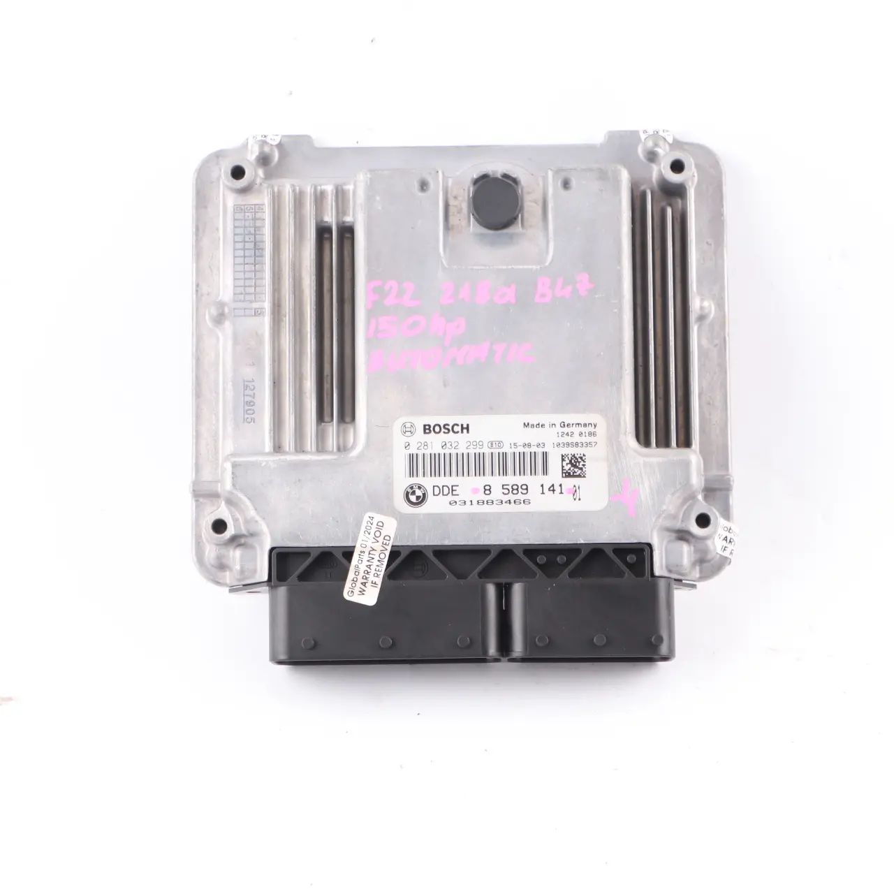 BMW F10 F20 F30 LCI B47 118d 318d 518d 150HP Engine ECU DDE 8589141 Automatic