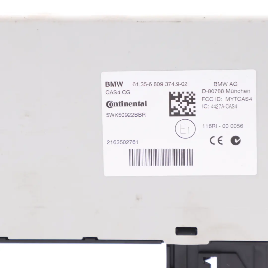 BMW X3 F25 20dX B47 190HP Engine Unit ECU Kit DDE 8596358 CAS4 Key