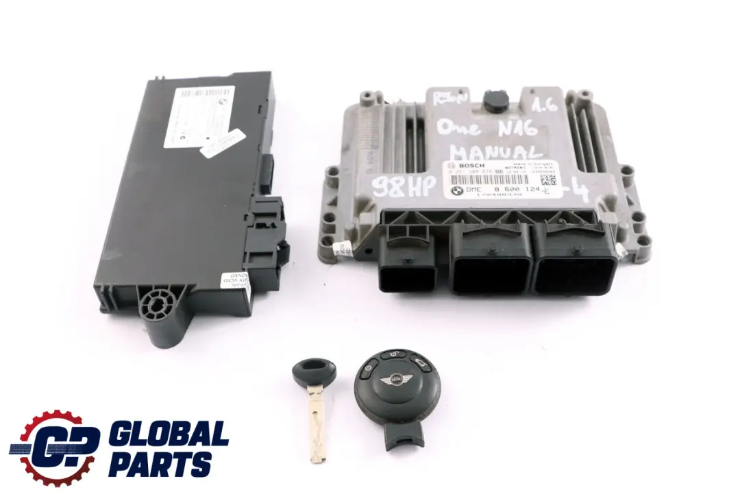 Mini One R56 LCI R60 Petrol N16  Engine Control Unit ECU DME 8600124 CAS3   Key