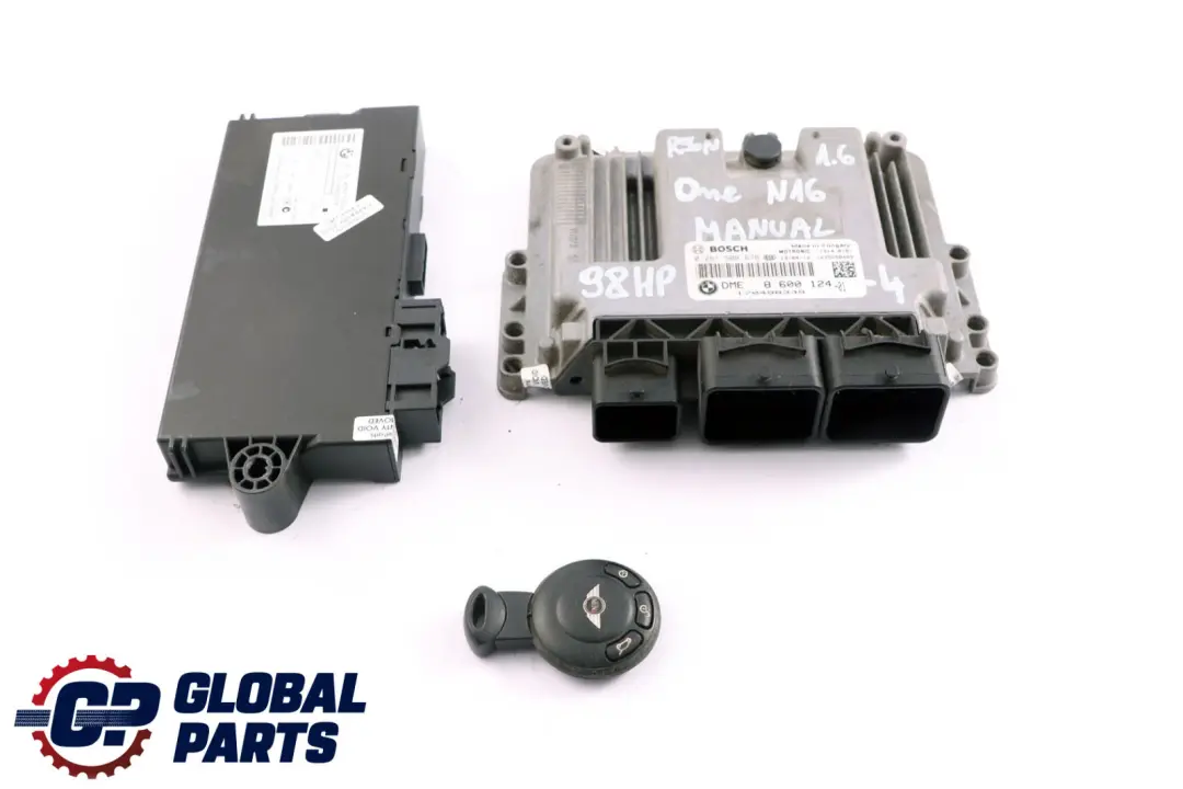 Mini One R56 LCI R60 Petrol N16  Engine Control Unit ECU DME 8600124 CAS3   Key