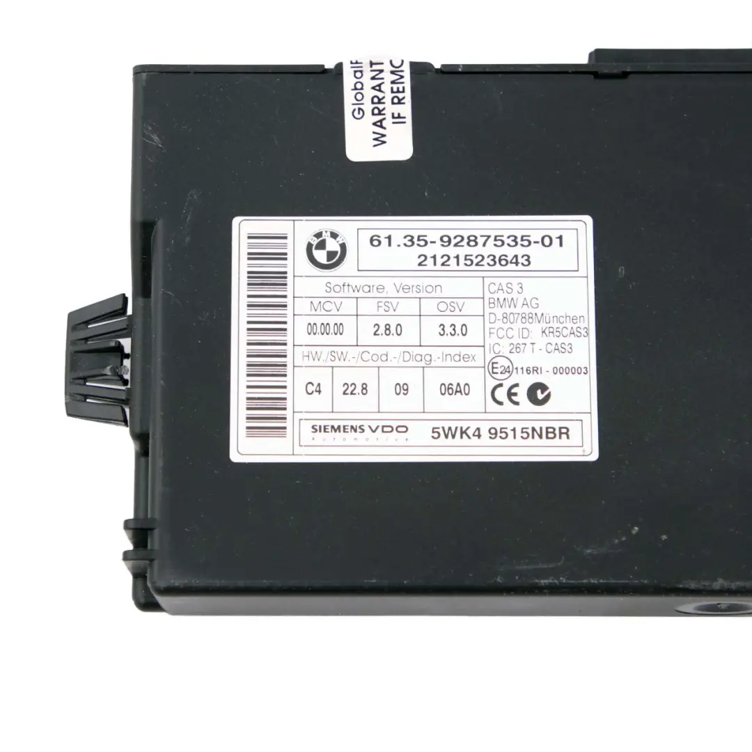 Mini Cooper R56 LCI R60 N16 Engine Control ECU DME 8600124 CAS3 Key Automatic