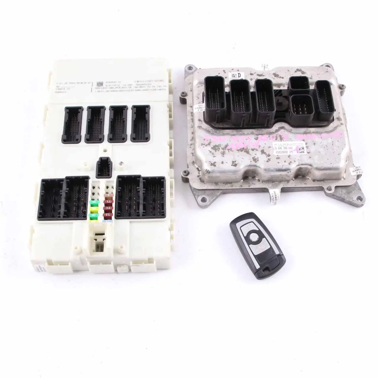 BMW F30 320iX N20 ECU Kit Engine Control Unit DME 8606306 Key FEM Automatic