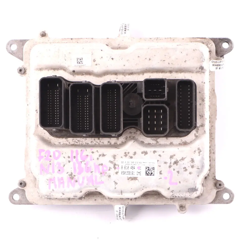 BMW F20 F21 116i N13 136HP Basic Engine Control Unit ECU DME 8610484 Manual