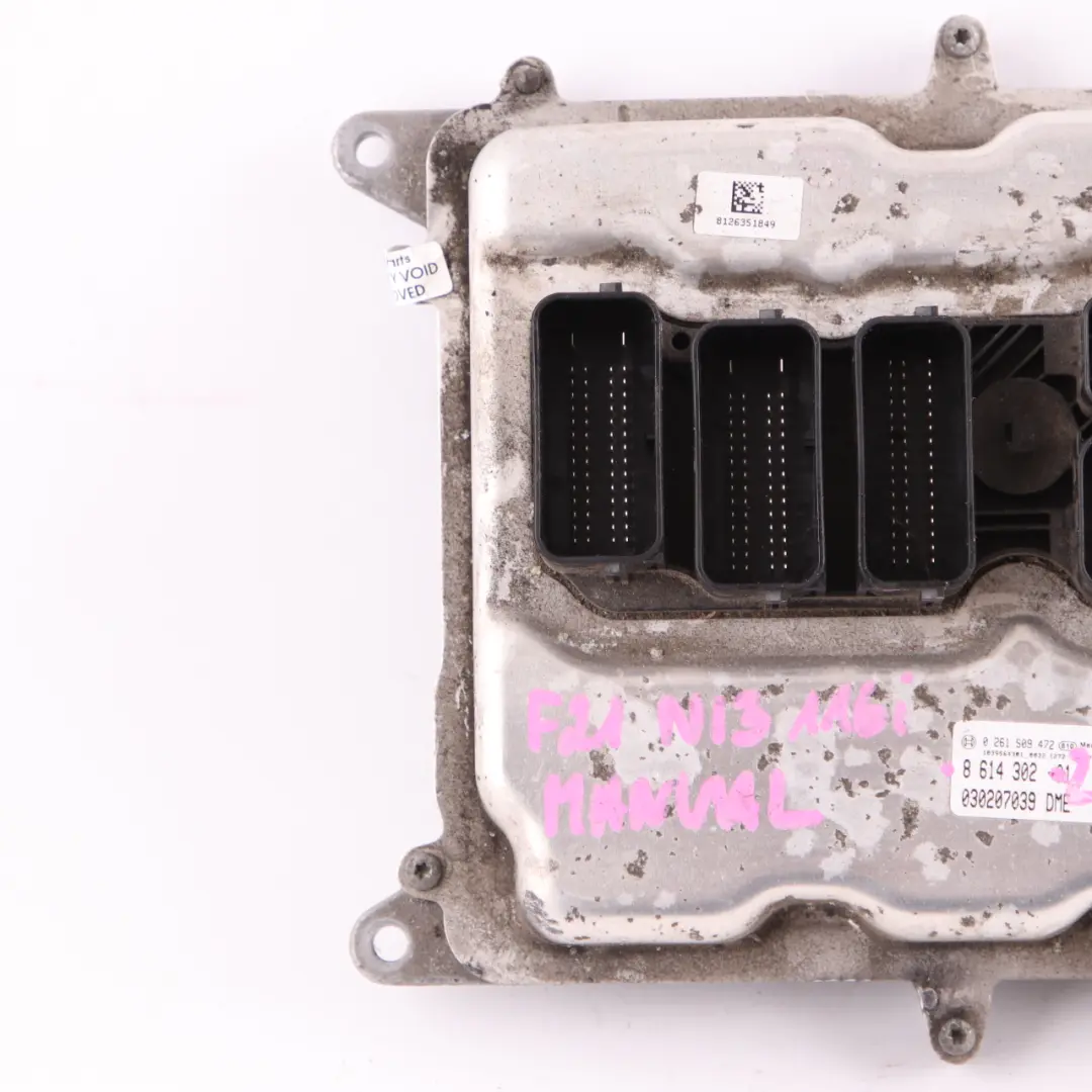 BMW F20 F21 F30 116i 316i N13 Engine Control Unit ECU Module DME 8614302 Manual