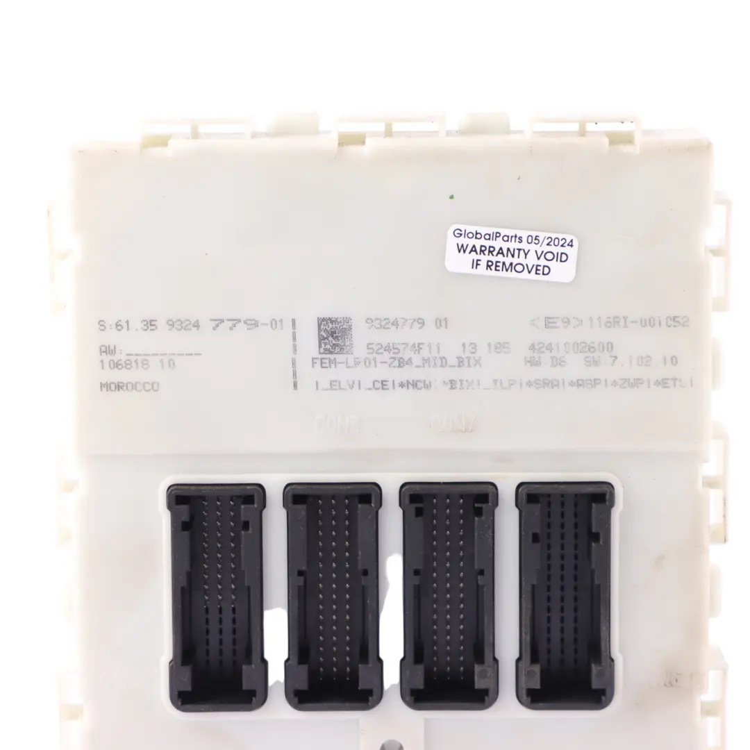BMW F30 F31 320i Petrol N20 184HP Engine ECU Kit DME 8617551 FEM Key Automatic