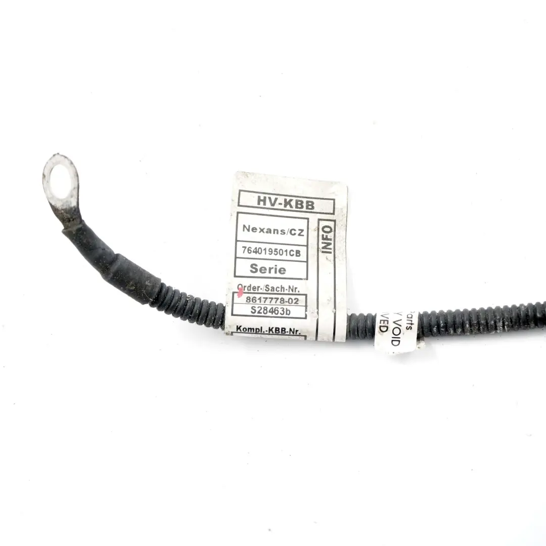 Cable De tierraBMW i3 I01 Hybrid Rex Electric Engine Wiring 8617778