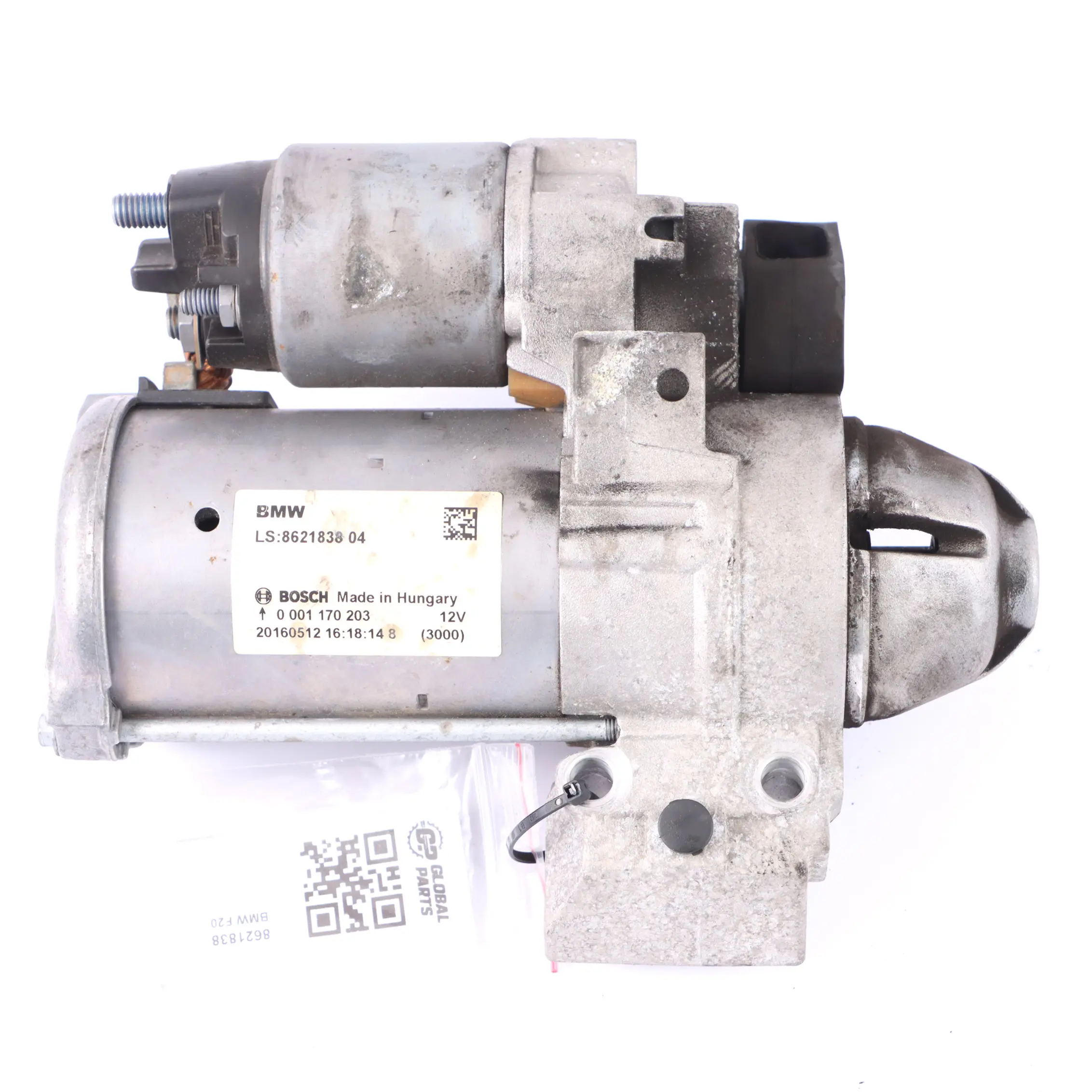 Motor de arranque BMW F20 F21 F30 F31 F32 F34 LCI Gasolina B48 Bosch 8621838