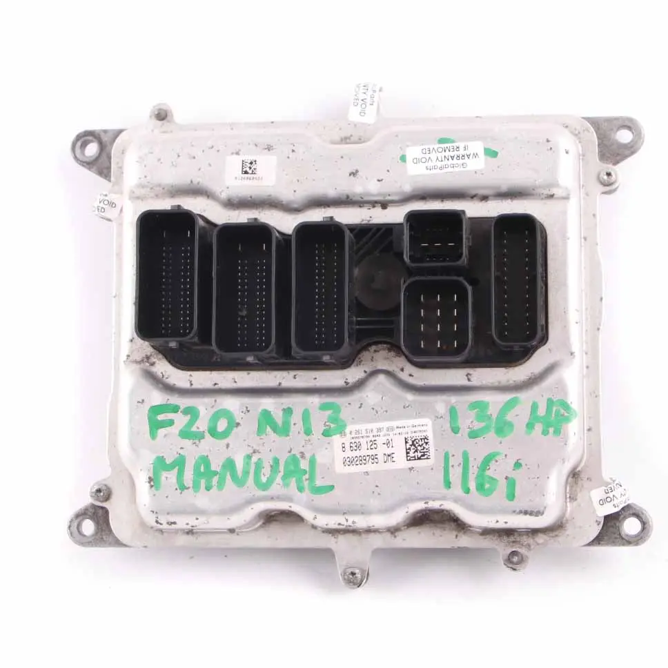 BMW F20 F21 F30 116i 316i N13 136HP Engine Control Unit ECU DME 8630125 Manual