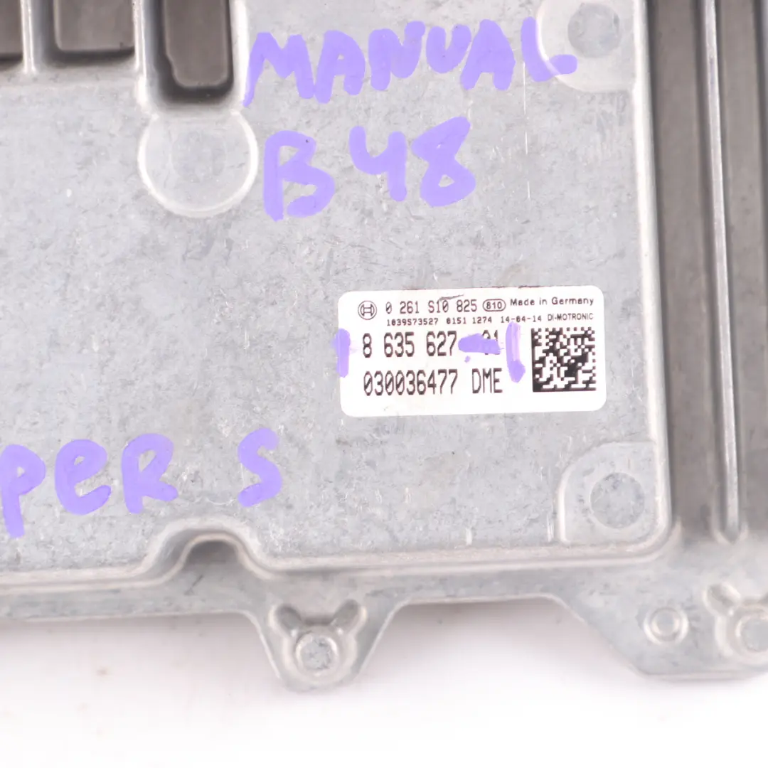 Mini Cooper S F55 F56 B48 192HP Petrol Engine ECU Kit DME 8635627 + BDC + Key
