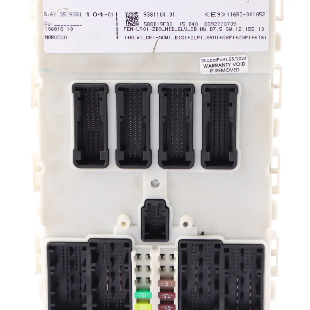 BMW F20 F30 116i 316i N13 136HP Engine ECU Kit DME 8625241 FEM Key Manual