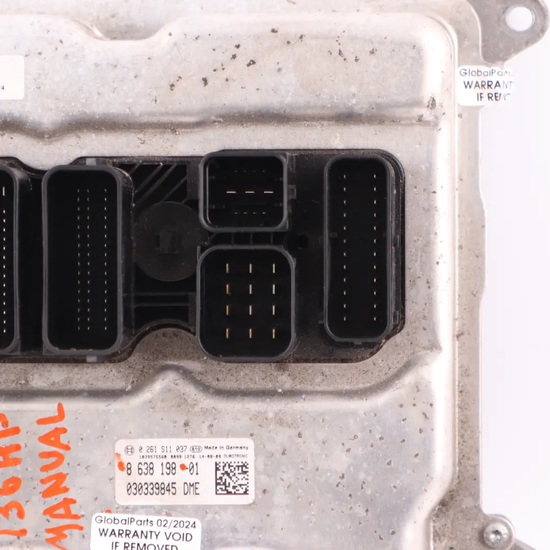 BMW F20 F30 116i 316i N13 136HP Komputer Silnika ECU DME 8625241 Manual