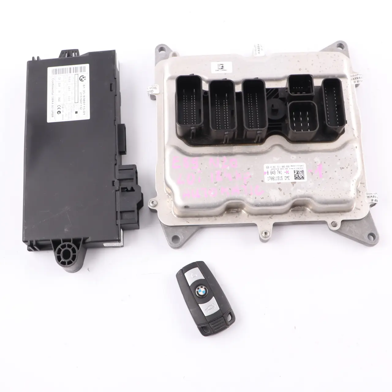 BMW Z4 E89 20i N20 184HP ECU Engine Unit Kit DME 8643741 CAS3 + Key Automatic