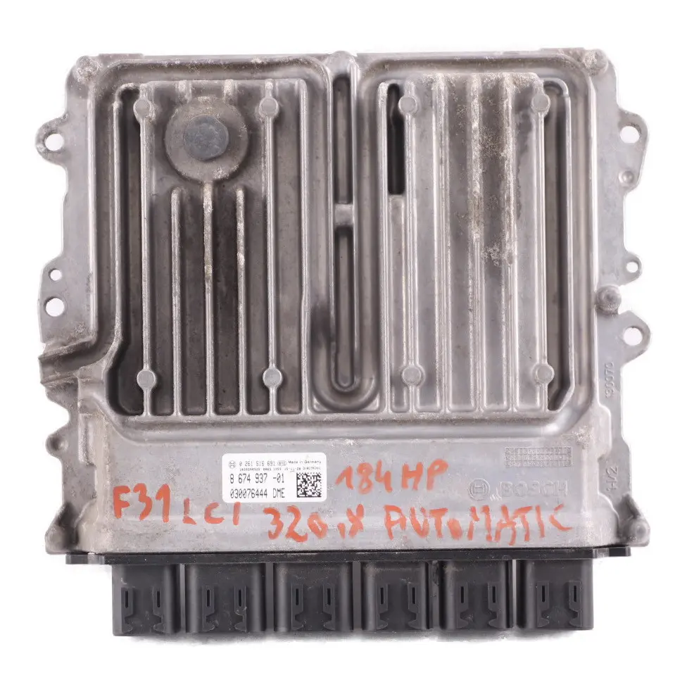 BMW F30 F31 320iX N20 ECU Kit Engine Control Unit DME 8674937 Key FEM Automatic
