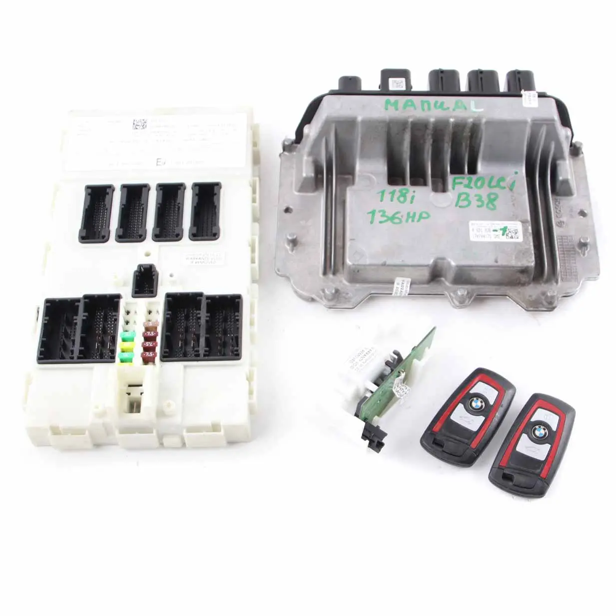 BMW F20 LCI 118i B38 136HP ECU Kit DME 8691836 + 2 Keys + FEM + Lock Manual