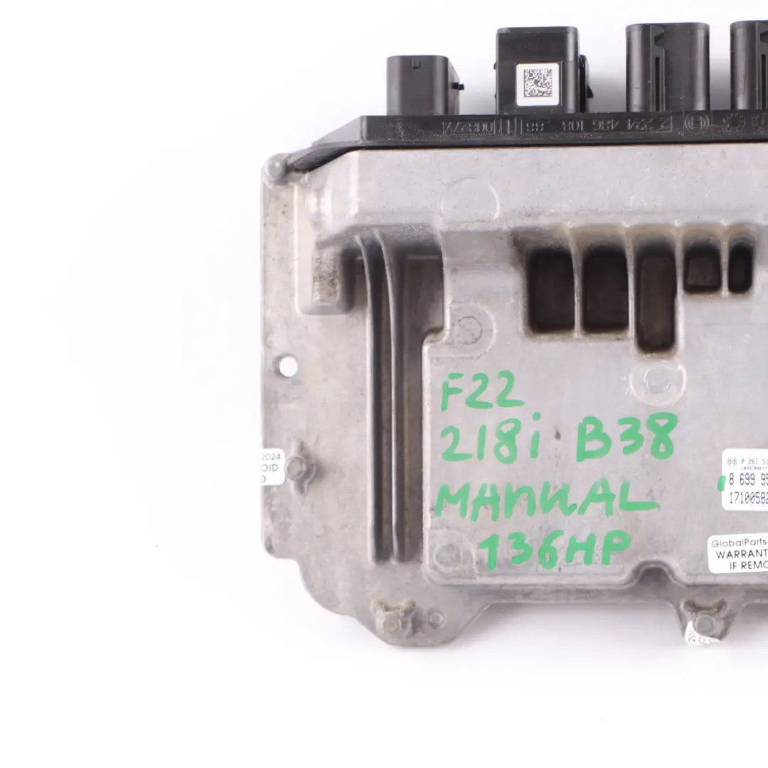 BMW F20 F21 F22 118i 218i B38 136HP Engine Control Unit ECU DME 8699955 Manual