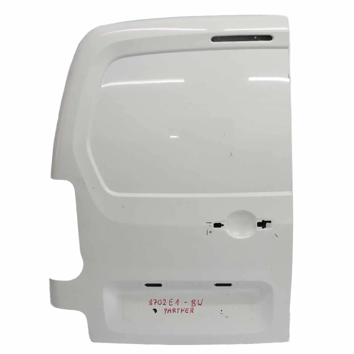 Peugeot Partner Rear Door Left N/S Boot Trunk Lid Tailgate Banquise White - EWP