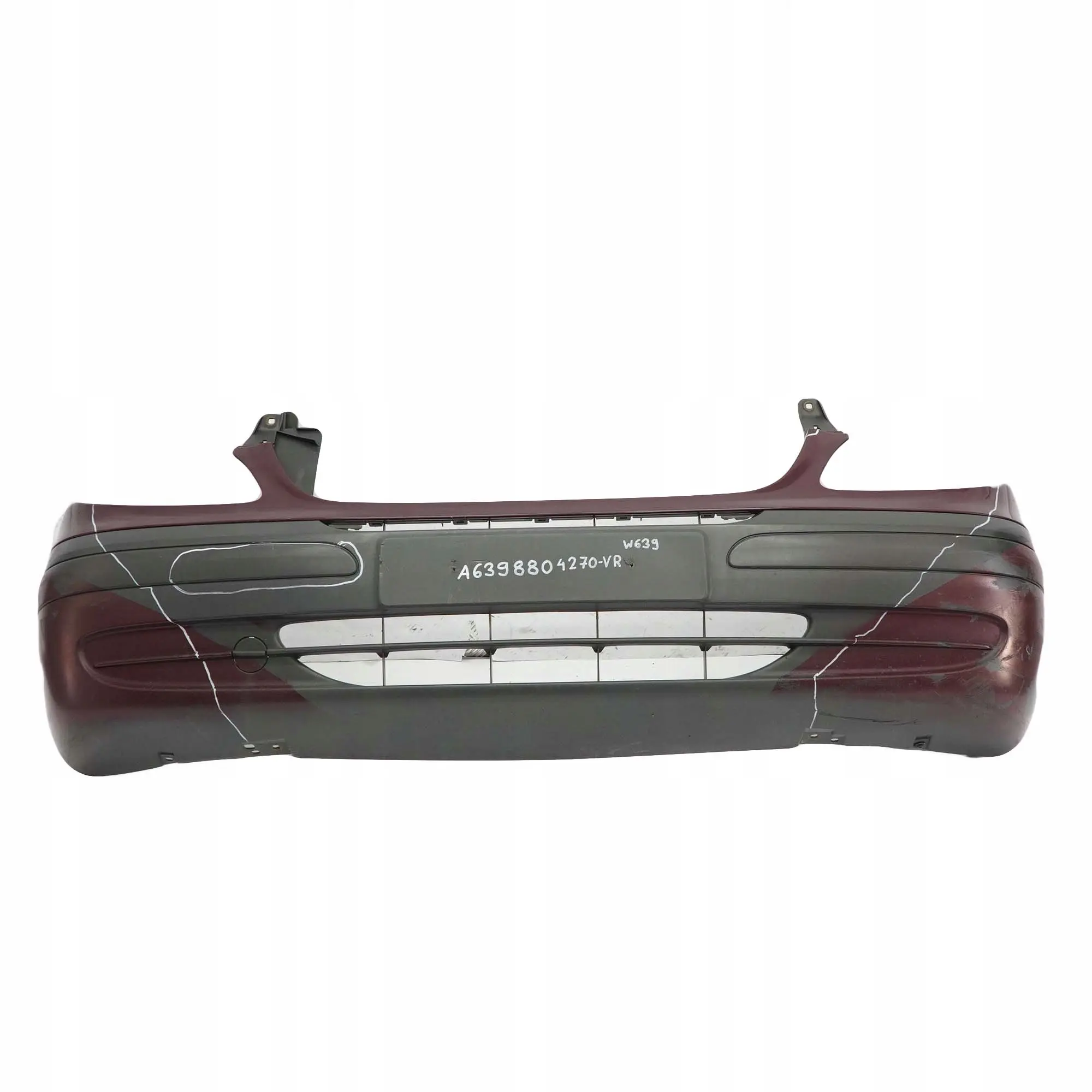 Mercedes-Benz Vito W639 Front Bumper Trim Panel Velvet Red - 3583