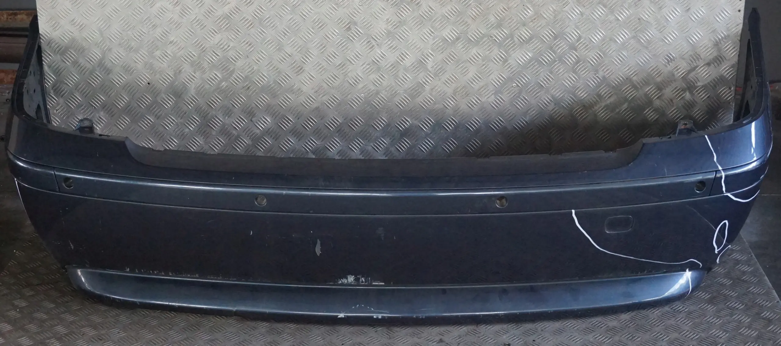 BMW 7 Series E65 E66 E67 Rear Bumper Trim Panel Toledoblau Toledo Blue - 482