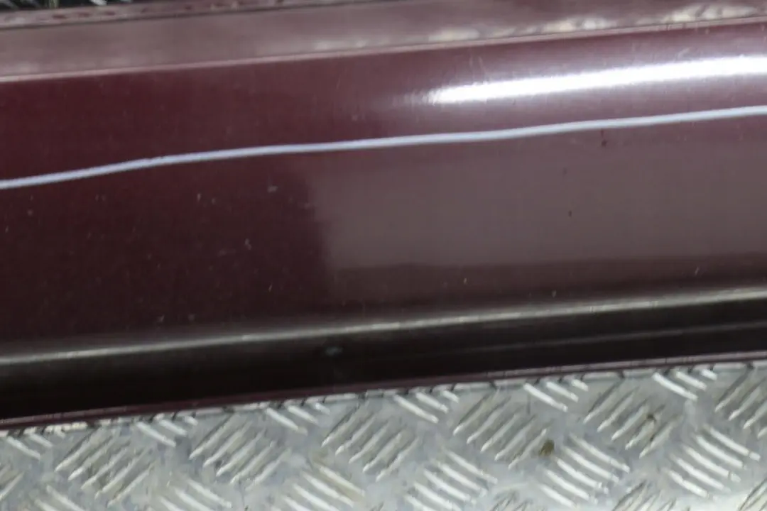 BMW 7 E65 Bas de Porte Couverture Seuil a Gauche Barbera Rouge - A39