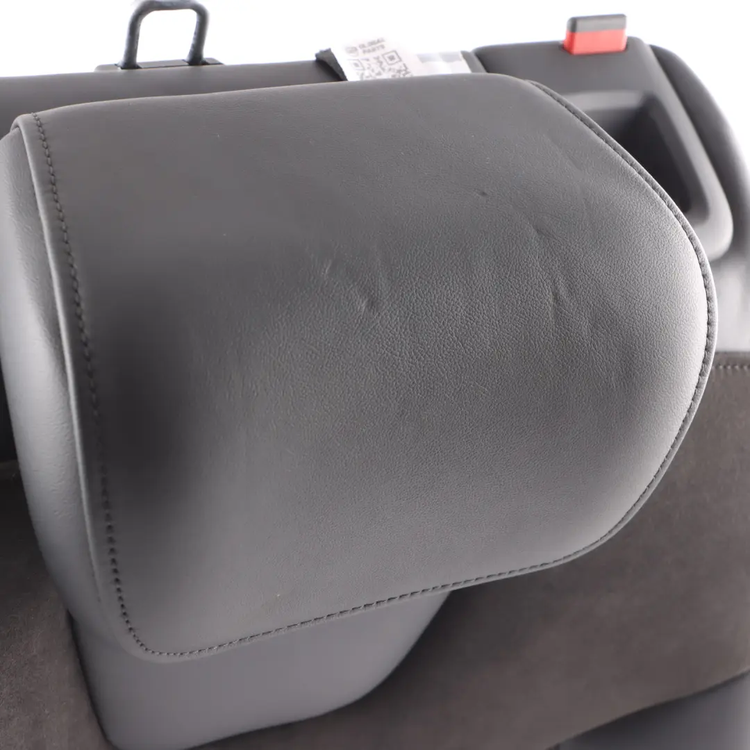 Audi RS4 B8 Rear Seat Backrest Left N/S Black Leather Alcantara 8K0885805BE