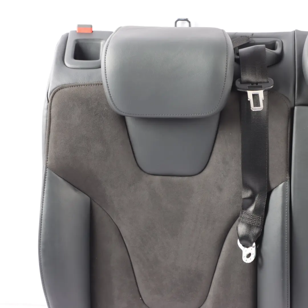 Audi RS4 B8 Rear Seat Backrest Right O/S Black Leather Alcantara 8K0885806BJ