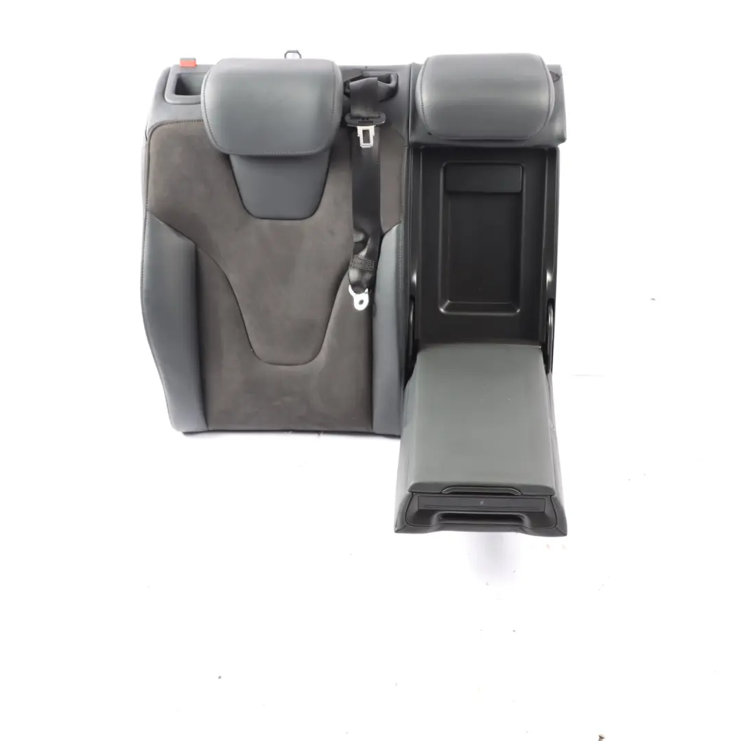 Audi RS4 B8 Rear Seat Backrest Right O/S Black Leather Alcantara 8K0885806BJ