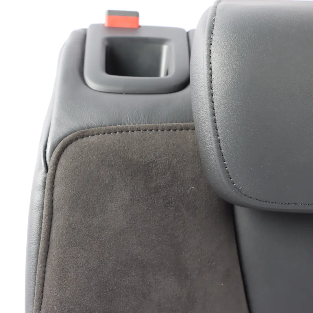 Audi RS4 B8 Rear Seat Backrest Right O/S Black Leather Alcantara 8K0885806BJ