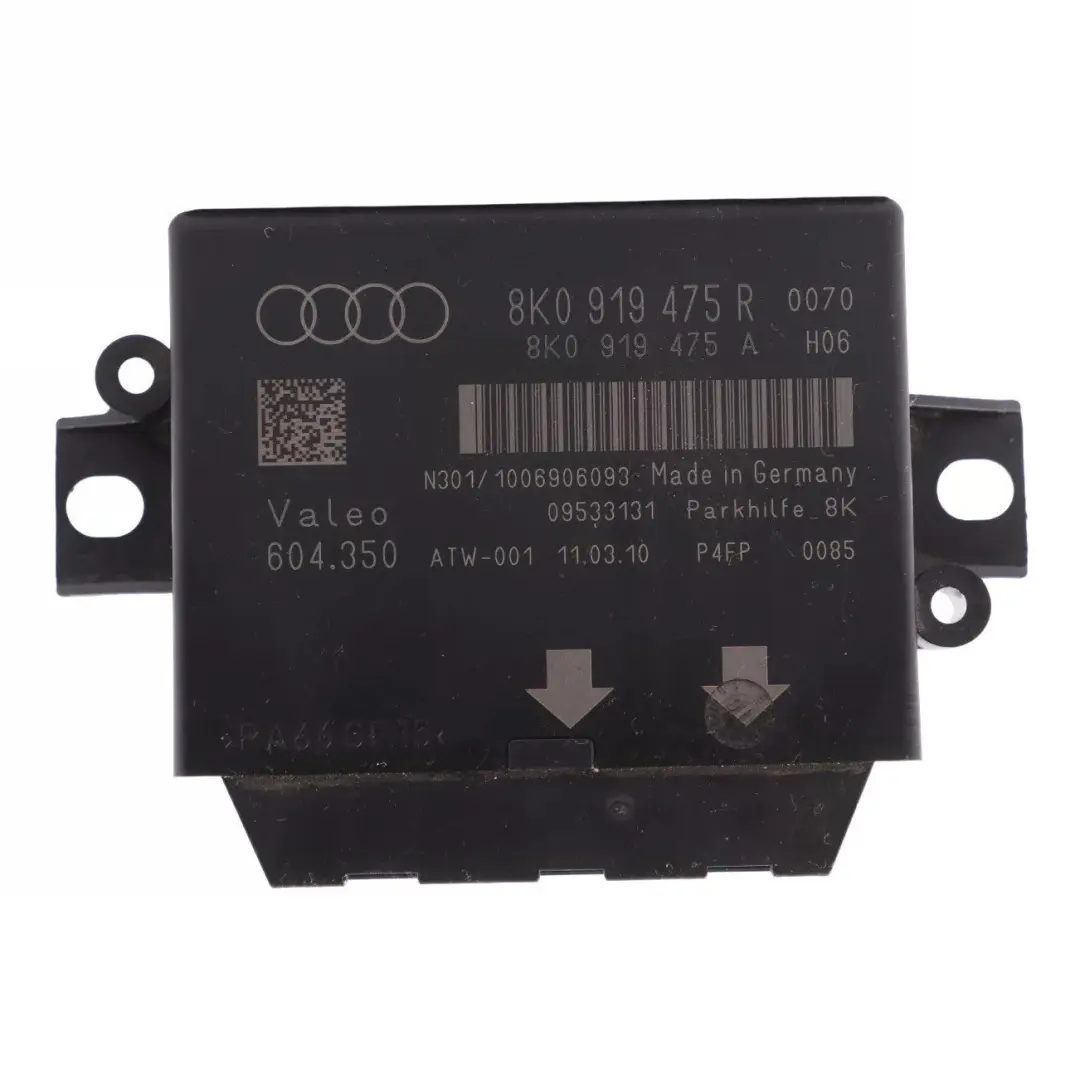 Audi A4 B8 A5 8T PDC Sensor de aparcamiento Módulo de Control 8K0919475R