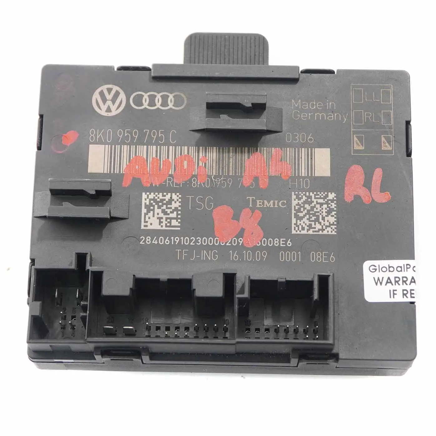 Audi A4 B8 Door Module Rear Left Right N/O/S Control Unit Module ECU 8K0959795C