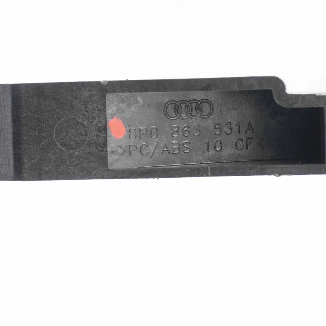 Audi A3 8P Palanca cambios Palanca selectora Carcasa Montaje Soporte 8P0863531A