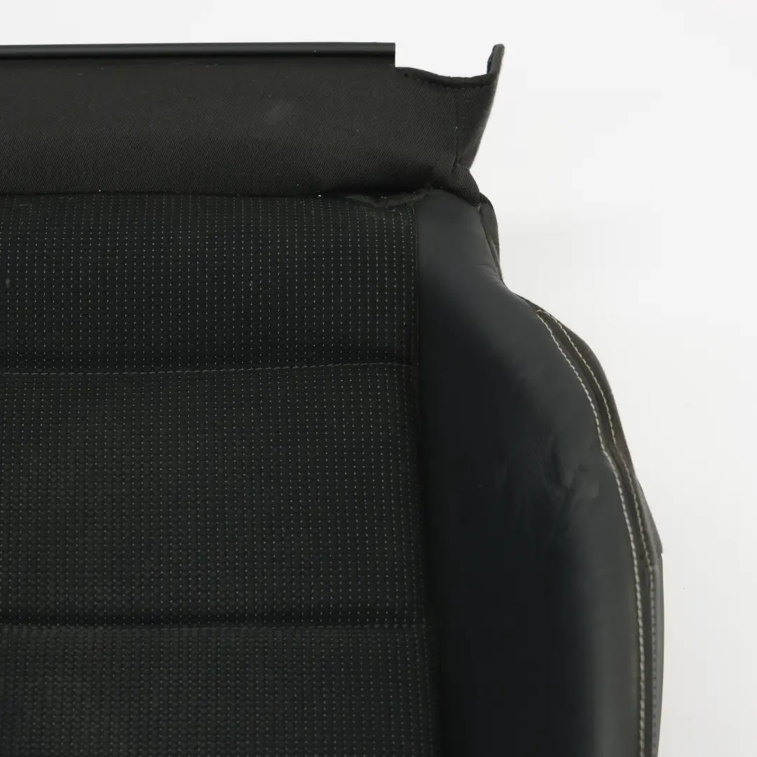 Audi A3 8P Cojín Asiento Delantero Deportivo Derecho Tela Perlnappa Negro Plata