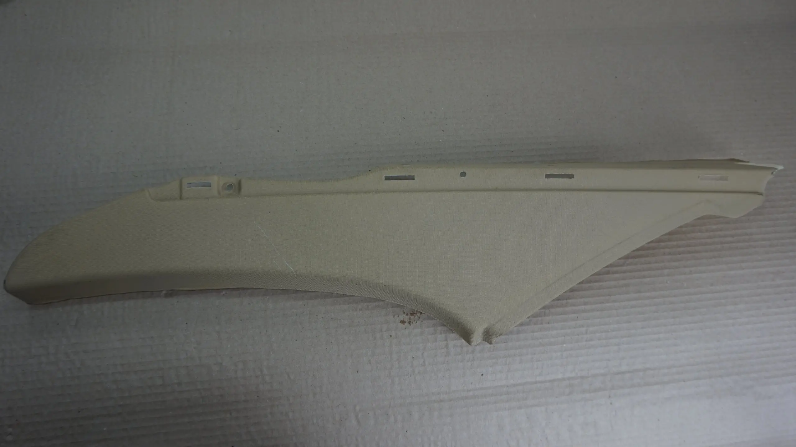 BMW 7 Series E65 E66 Trim Panel C-Column Front Right Beige O/S 8223690