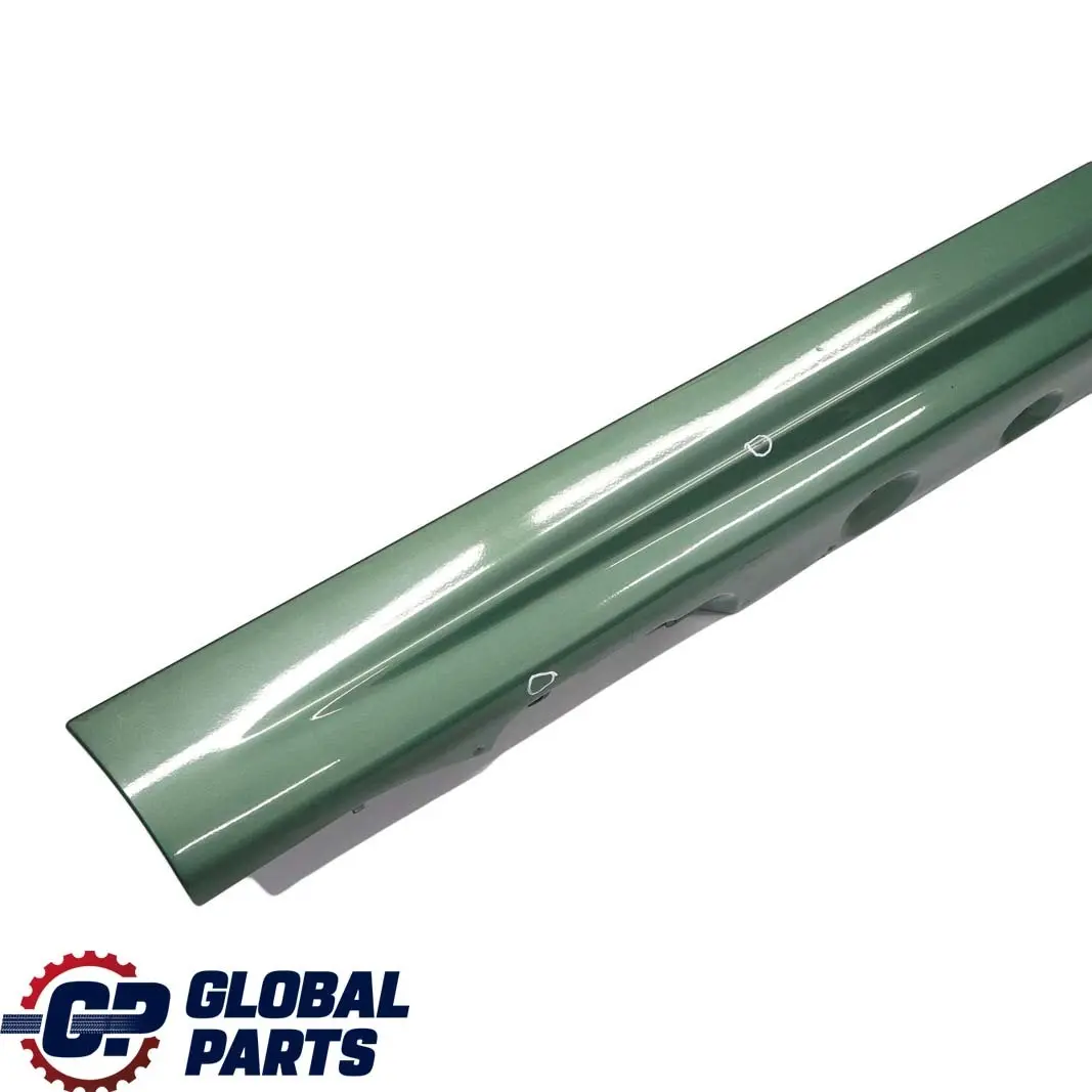 BMW 3 E46 Saloon Touring Right O/S Side Sill Skirt Panel Meergruen Green - 393