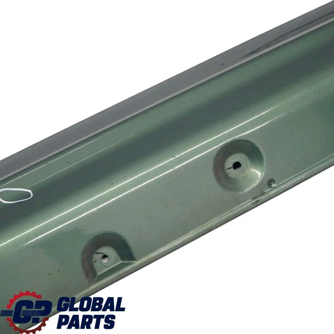 BMW 3 E46 Saloon Touring Right O/S Side Sill Skirt Panel Meergruen Green - 393