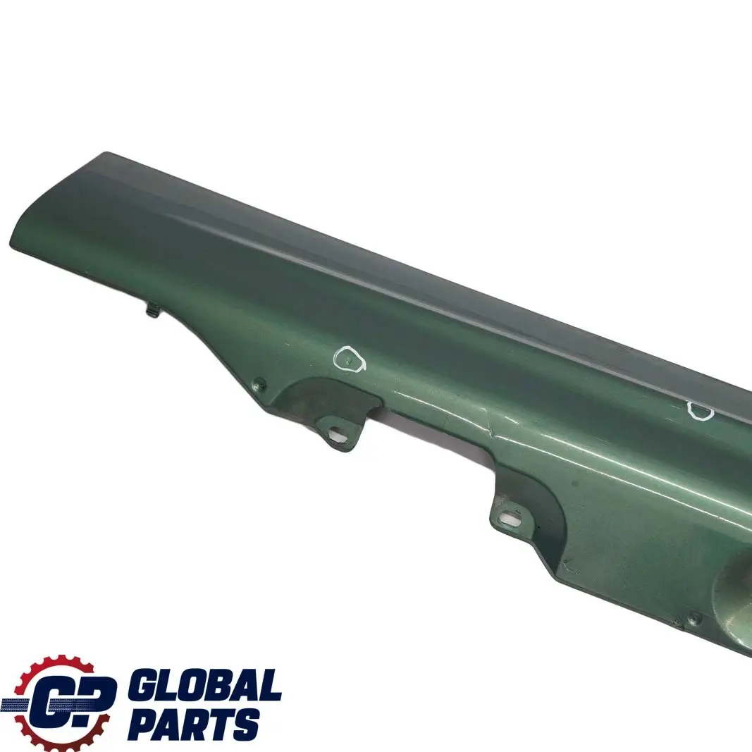 BMW 3 E46 Saloon Touring Right O/S Side Sill Skirt Panel Meergruen Green - 393