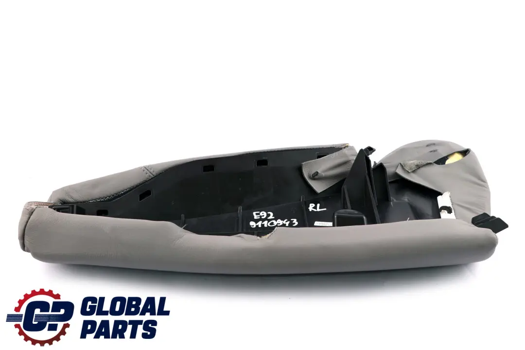 BMW 3 Series E92 Side Finisher Rear Seat Left N/S Leather Grey Grau 9110943