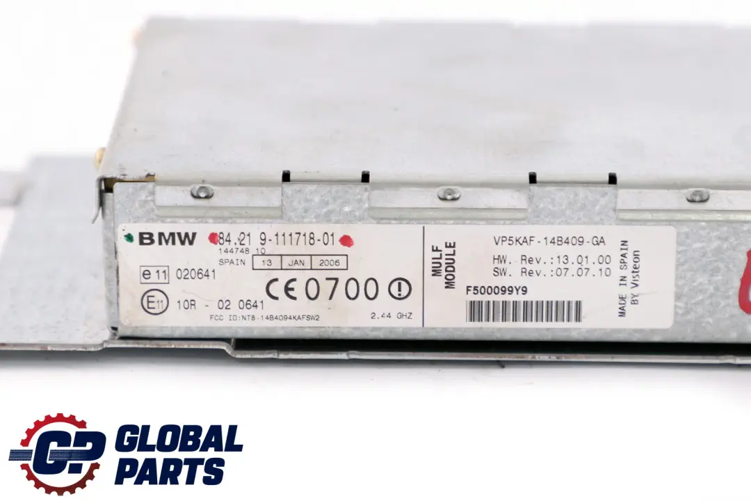 BMW E81 E87 E90 Manos Libres Electrónica Módulo de Carga MULF 9111718