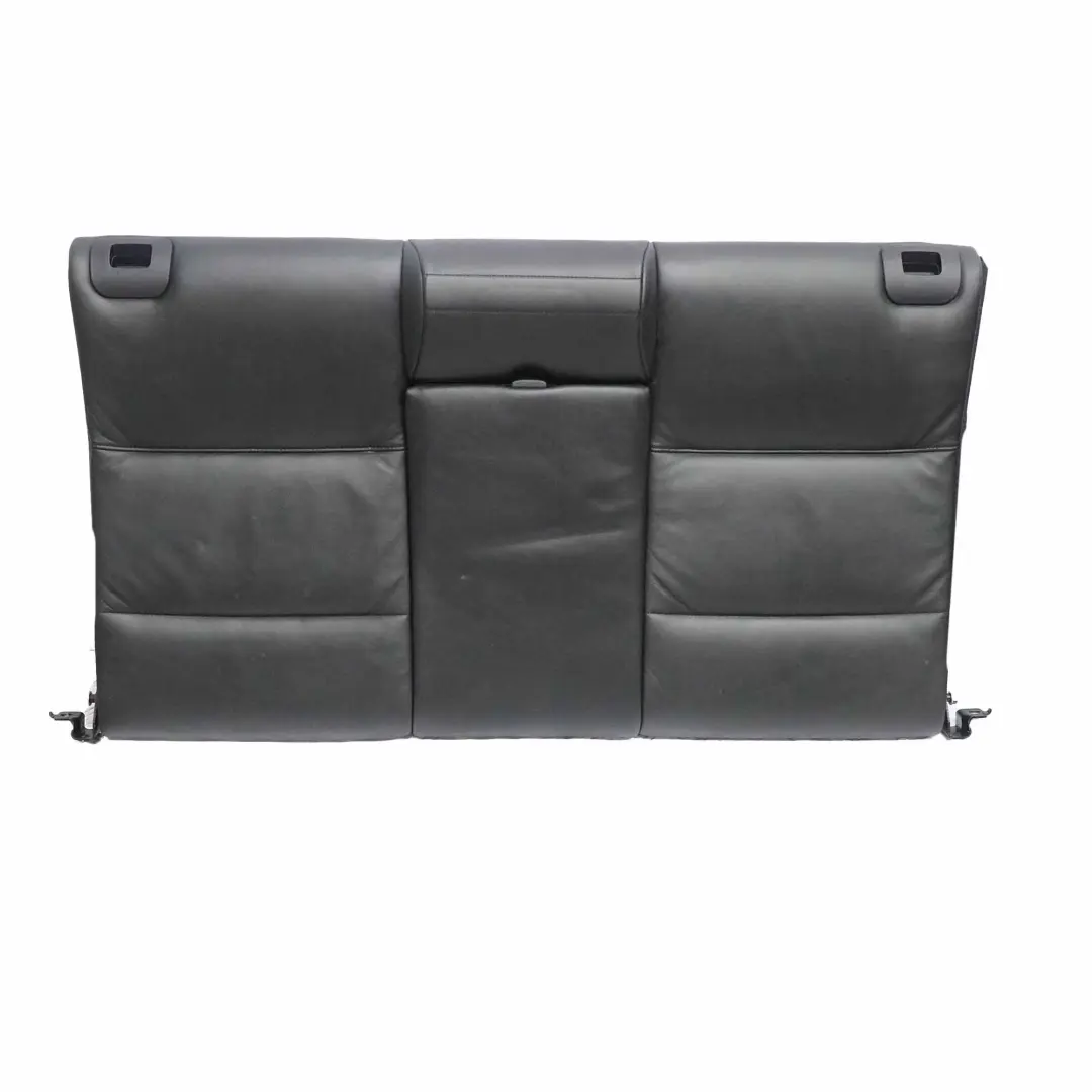 BMW E93 Cabrio Convertible Asiento Trasero Banco Respaldo Funda Cuero Negro