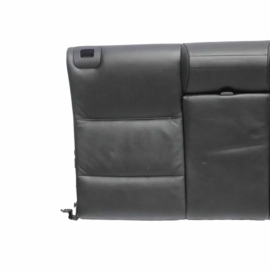 BMW E93 Cabrio Convertible Asiento Trasero Banco Respaldo Funda Cuero Negro