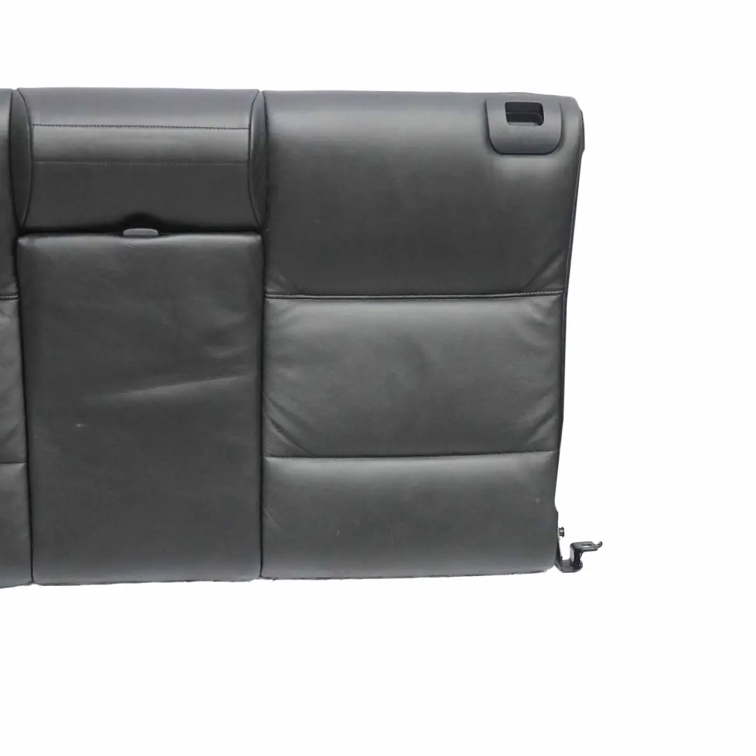 BMW E93 Cabrio Convertible Asiento Trasero Banco Respaldo Funda Cuero Negro