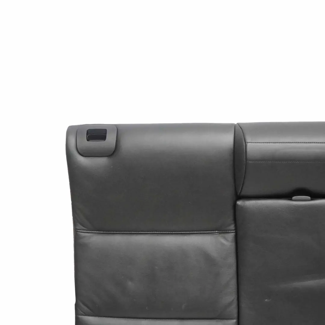 BMW E93 Cabrio Convertible Asiento Trasero Banco Respaldo Funda Cuero Negro