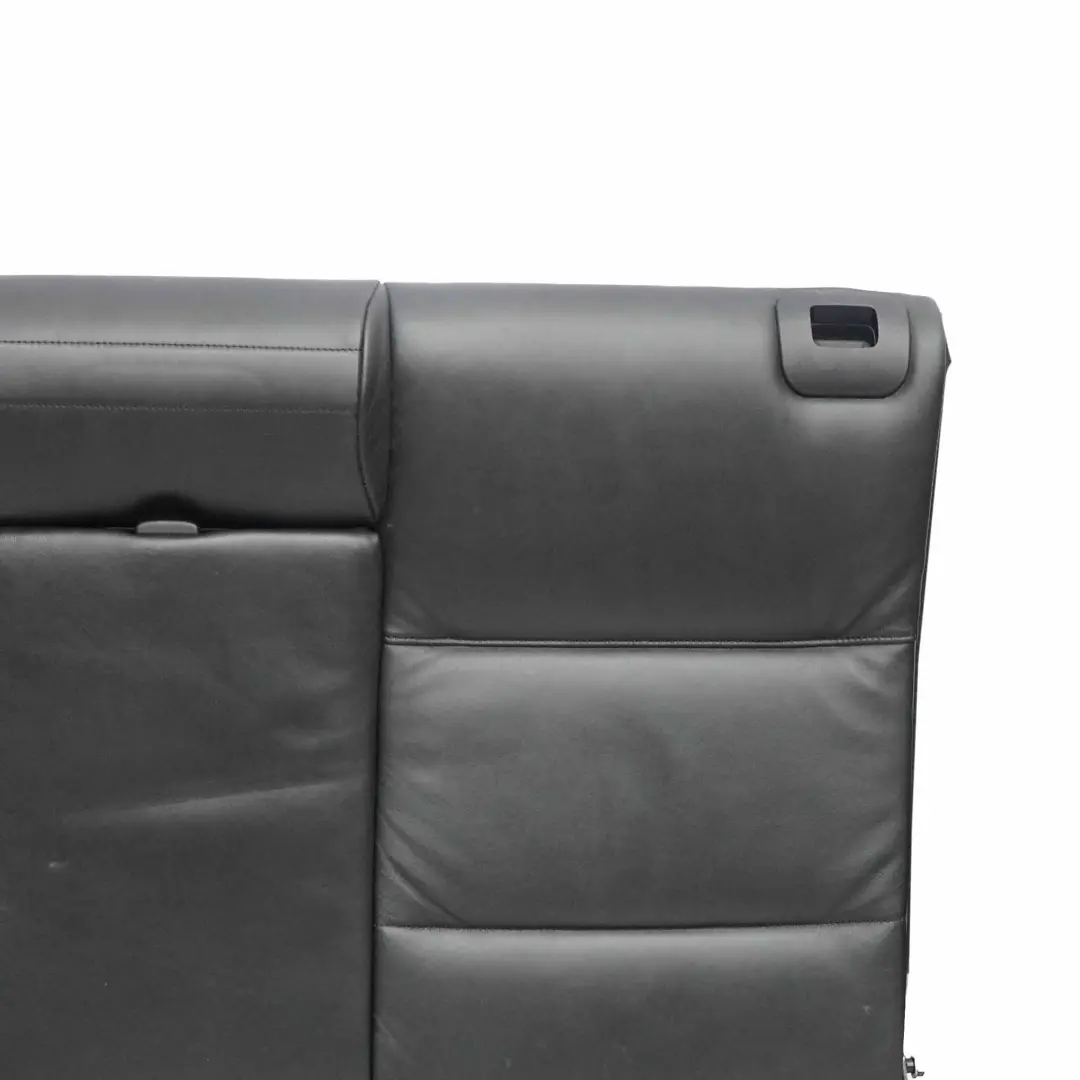 BMW E93 Cabrio Convertible Asiento Trasero Banco Respaldo Funda Cuero Negro