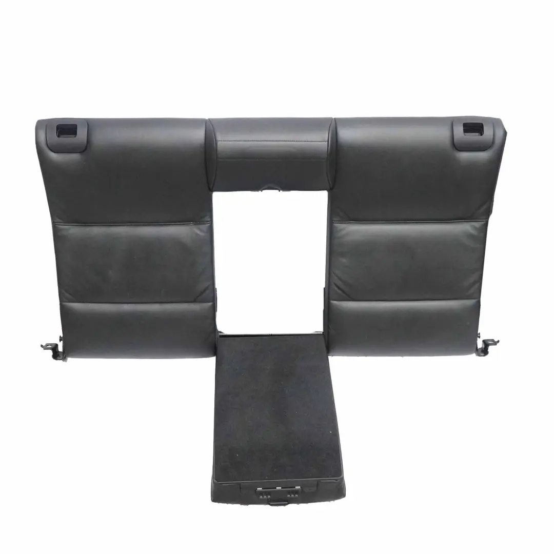 BMW E93 Cabrio Convertible Asiento Trasero Banco Respaldo Funda Cuero Negro