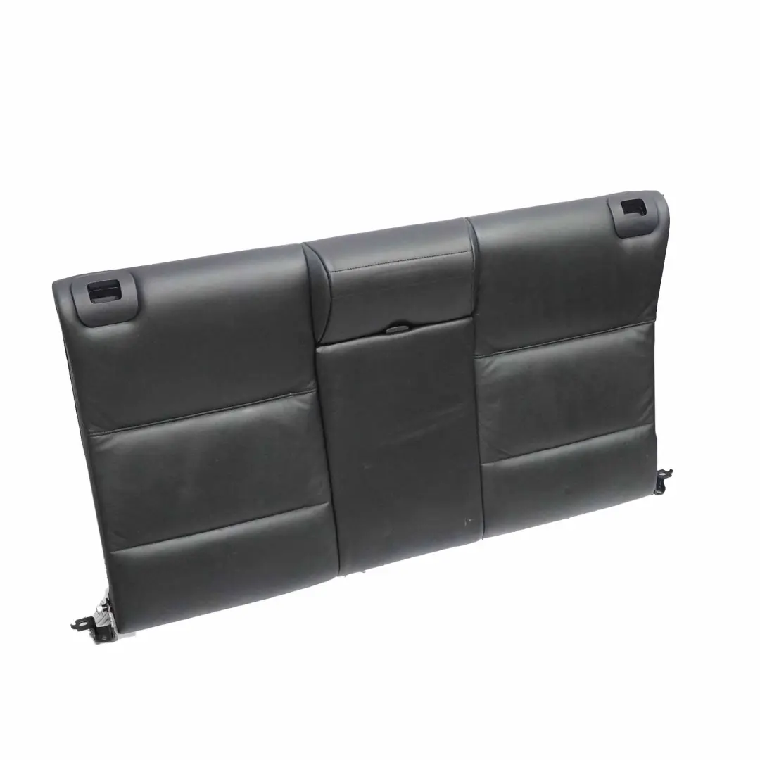 BMW E93 Cabrio Convertible Asiento Trasero Banco Respaldo Funda Cuero Negro