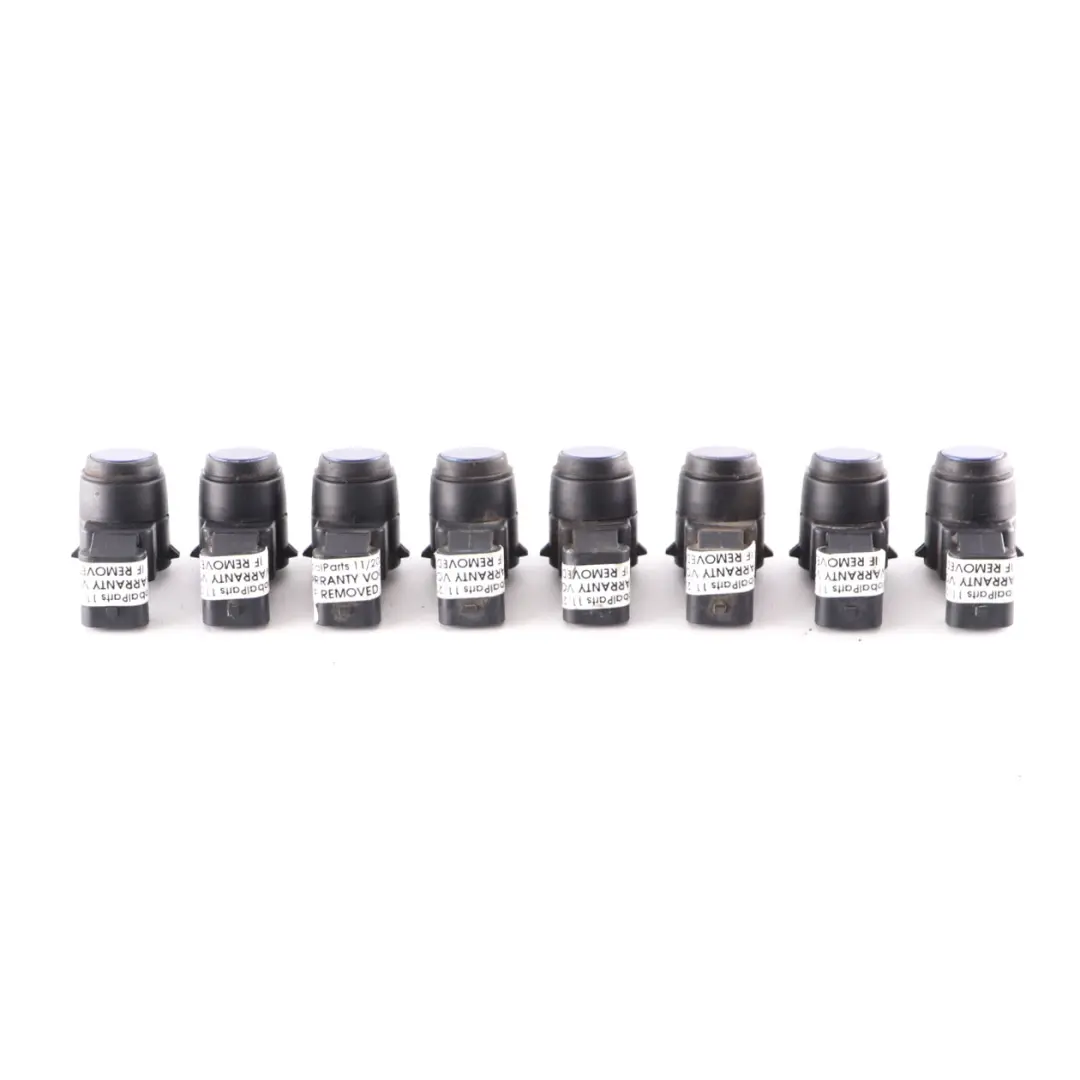 8 x Sensor aparcamiento BMW E81 E87 E90 PDC Ultrasonic Montego Azul Set 9114342